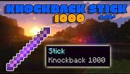 Minecraft Bedrock How to Get a Knockback 1000 Stick | Bedrock Command Block Tutorial (Updated 1.19+)