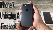 iPhone 7 Black Unboxing | First Look & Set Up
