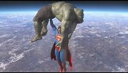Superman vs Hulk - The Fight (Part 4)