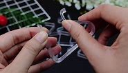 Transparent Clear Tablecloth Clips, Plastic Table Cloth Hold Down Clips Table Cloth Holder for Christmas Home Wedding Party Indoor Outdoor Picnic?12 Pieces Large?