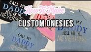 How To Make Custom Baby 👶🏽 Onesies