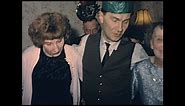 England 1960s: old people party archive footage
