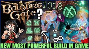Baldur's Gate 3 - NEW INFINITE LVL 6 SPELLS EVERY TURN - Best Wizard Sorcerer Build Guide Multiclass