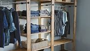 Build a Closet: How to Build Industrial Style Closet - Freestanding