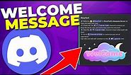 How to Make an Aesthetic Discord Welcome Message with Carl Bot