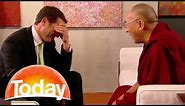 Karl tells the Dalai Lama a joke and it fails miserably
