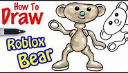 How to Draw Roblox Bear (Alpha)