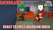 REACTING TO FIRST ROBLOX JAILBREAK VIDEO