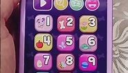 Leapfrog Violet Chat & Count Emoji Phone (Preloved Toy)