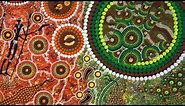 How does Aboriginal art create meaning