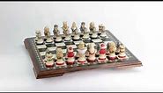 Richard the Lionheart Hand-Painted Chess Set