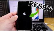 iPhone X,Xs,11 - How to Hard Reset, Factory Reset (Forgot Password)