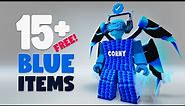 15+ FREE BLUE ROBLOX ITEMS 😮🌽