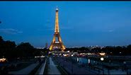 Paris photographer Eiffel Tower sunset timelapse