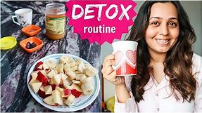 One day DETOX Diet, Self care and more | What I eat in a day