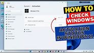 How to Check Windows Activation Status in Windows 11 (2023) || ITNEXT