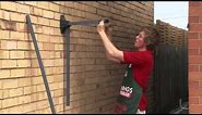 How To Install A Fold Down Clothesline - DIY At Bunnings