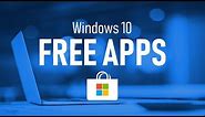 Windows 10 Free Apps You Should Know About!