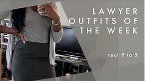 LAWYER OUTFITS OF THE WEEK | real 9 to 5