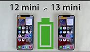 iPhone 13 mini vs 12 mini Battery Life DRAIN Test