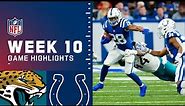 Jaguars vs. Colts Week 10 Highlights | NFL 2021