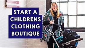 Start a Kids Children's Clothing Boutique Online Store