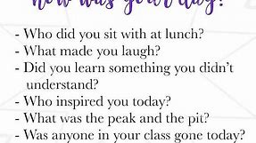 50 Questions To Ask Your Kids Instead Of Asking "How Was Your Day?"