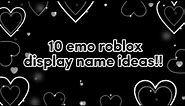 10 emo roblox display name ideas!! || Kim The Great Gaming