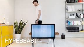 The Samsung Serif TV Blends Seamlessly With Fredrik Risvik's Refined Design Aesthetic