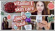 Vlog: Vitamin E in skin care, cranberry sauce, & iHerb HAUL| Dr Dray