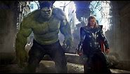 Hulk Punches Thor - Working Together Scene - The Avengers (2012) Movie Clip HD