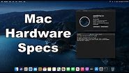 How To Find Hardware Specs In MacOS | Quick & Easy Guide | Mac Tutorial