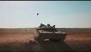 Merkava Mark 4 Tank in Israel firing | Merkava MK IV tank with Trophy Active Protection