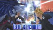 Kingdom Hearts 2 - Cloud Vs Sephiroth (Playing as Cloud)