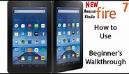 How to Use NEW Amazon Fire 7 Tablet ($49.99) - Beginners Walkthrough​​​ | H2TechVideos​​​