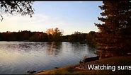 A great walk in Lake Quannapowitt, Wakefield, Massachusetts