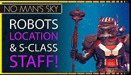 How to Find the Autophage Robot Race & Get an S-Class Staff! in No Man's Sky Echoes Update