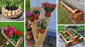 59 Amazing DIY Tree Log Projects for Your Garden | garden ideas