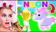 NEON UNICORN - How To Get A *FREE* Neon Legendary Unicorn In Adopt Me! (Roblox)