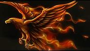 Airbrushing a Fiery Eagle