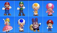 New Super Mario Bros. U Deluxe // All Playable Characters