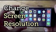Change the Resolution & Enable Home Screen Landscape Mode - iPhone 6 [How-To]