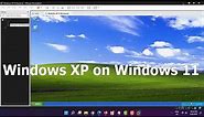 How to download windows xp sp3 iso and install it on Windows 11.