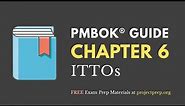 PMBOK® Guide (6th Edition) – Chapter 6 – ITTO Review – Schedule Management
