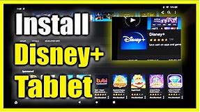 How to GET & Install Disney Plus on Amazon Fire HD 10 Tablet (Fast Method)