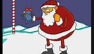 Joe Cartoon - Santa Fly