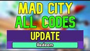 *NEW* Mad City Codes | Roblox Mad City Codes (November 2023)