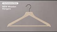 The Container Store: Exclusive Wooden Hangers