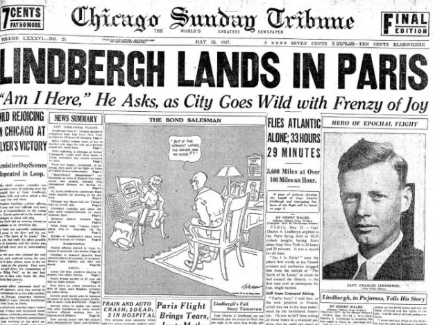 Lindbergh Lands in Paris, 1927 | OneTubeRadio.com