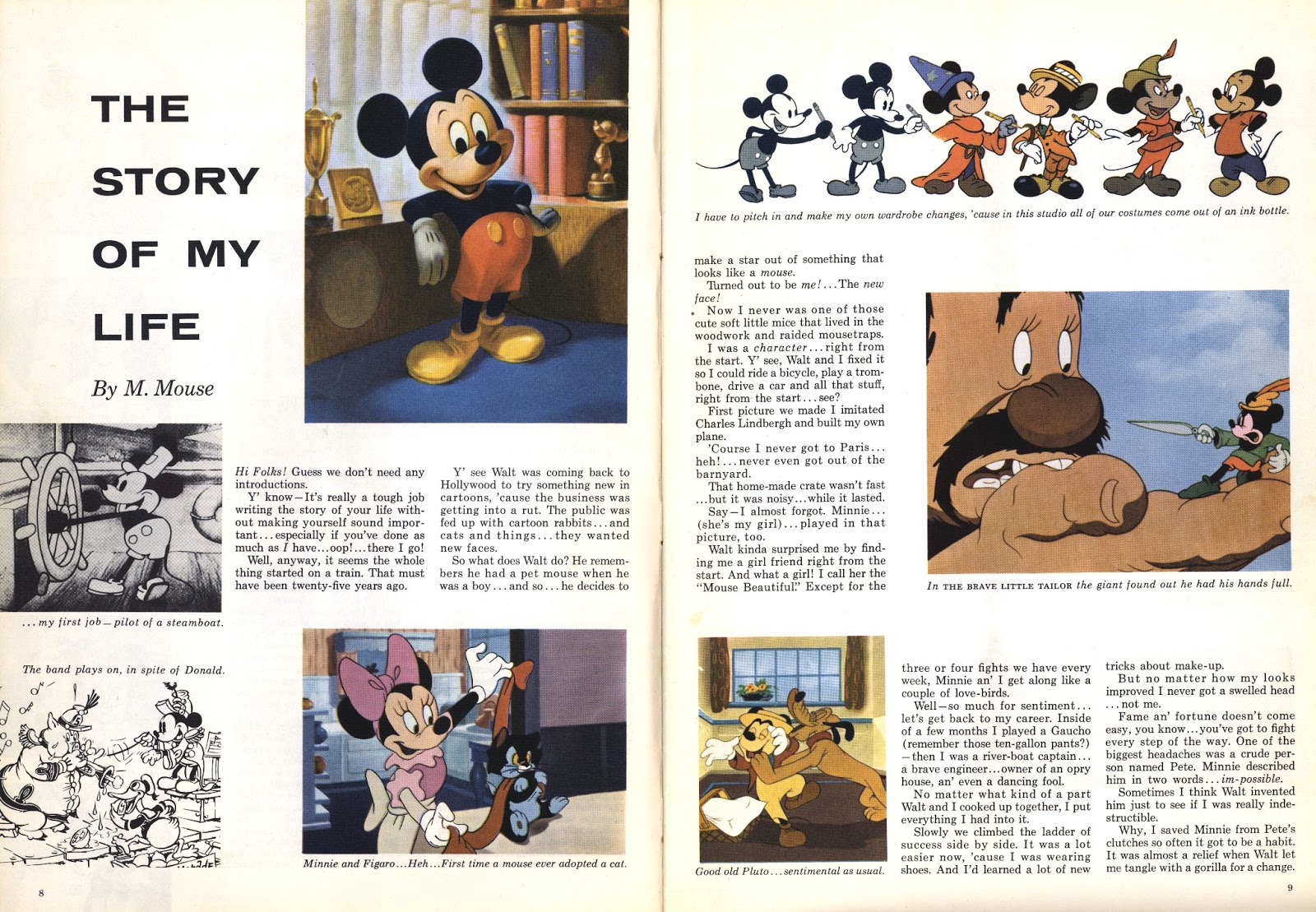 Vintage Disneyland Tickets: Walt Disney’s Mickey Mouse Club Magazine - Winter 1956 - Issue #1